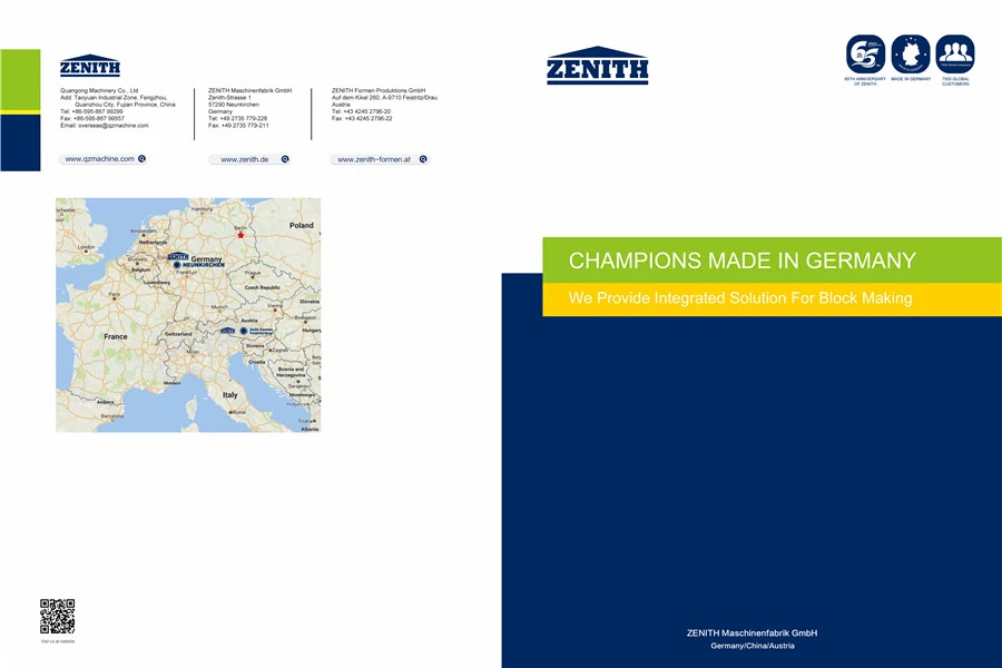 Katalogo ng Mga Produkto ng Zenith Series