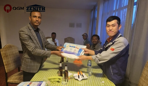 Bagong QGM QT6 Block Making Machine Production Line na Nakumpleto sa Nekemte para sa Post-war Reconstruction.