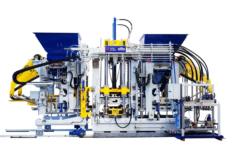 Ang isa pang ganap na awtomatikong linya ng produksyon ng block ng QGM ay naayos sa Mexico