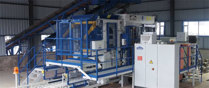 Ang isang ganap na awtomatikong multi-layer kongkreto na interlocking na proyekto ng paggawa ng ladrilyo ay inilunsad sa Africa.