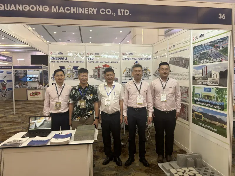 Pagpapalalim ng Hawak nito sa Timog Silangang Asya na Infrastruktura! Quangong Machinery Co., Ltd. Nagniningning sa 2026 Vietnam Concrete Show